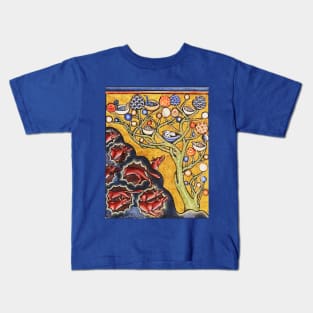 FOXES HAVE HOLES AND BIRDS HAVE NESTS Medieval Miniature Kids T-Shirt